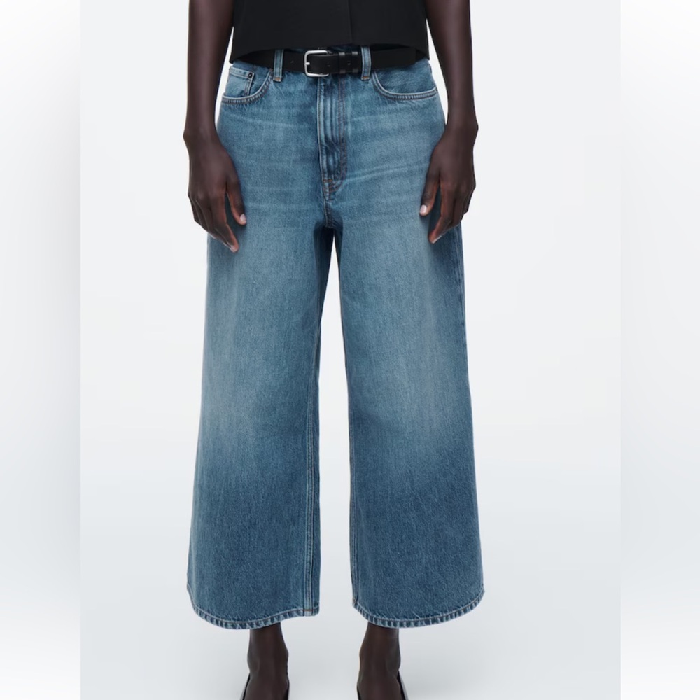 COS culotte wide leg jeans size 25